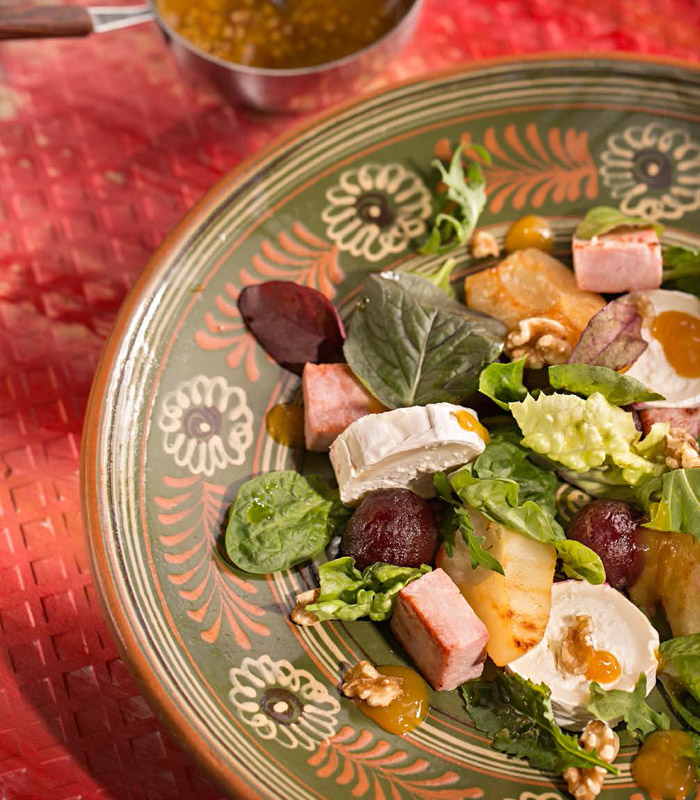 salatka grillowana szynka